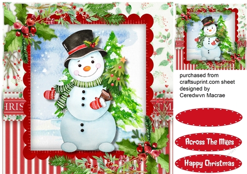  Snowmans Christmas Tree