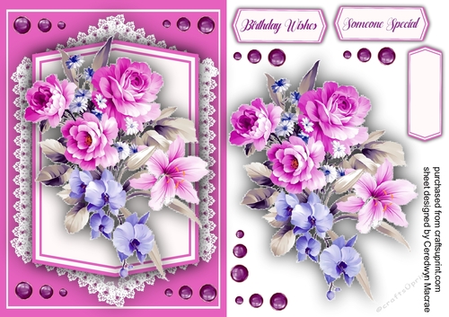 Gorgeous Lilac Summer Roses 