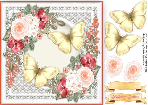 Gorgeous Butterflys and Roses 1 