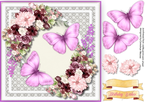 Gorgeous Butterflys and Roses 2