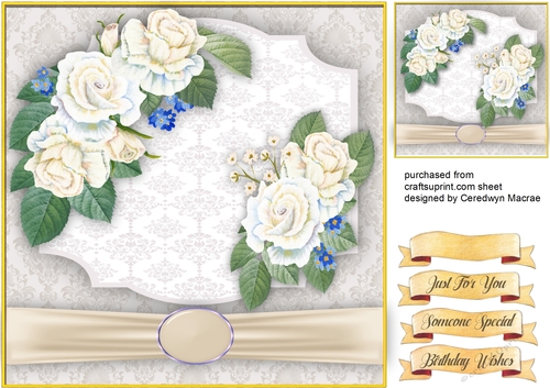 Beautiful White Roses