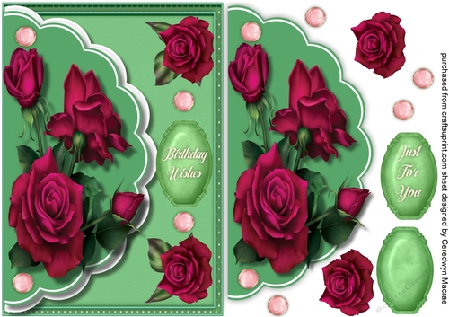 Envelope card , Just For You  3