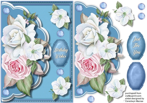 Envelope card , Just For You  4