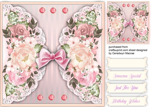 Beautiful Double Lace and Roses 1