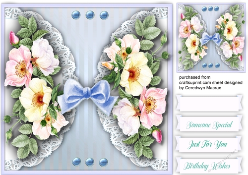 Beautiful Double Lace and Roses 2