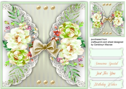 Beautiful Double Lace and Roses 4
