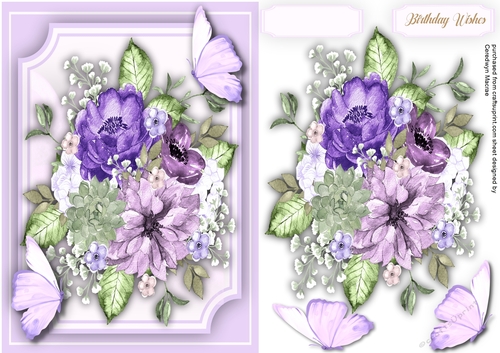 A5, Beautiful Lilac Bliss 