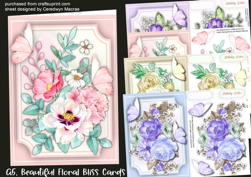 A5, Beautiful Floral Bliss 