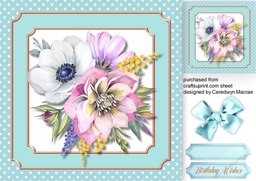 Beautiful Anemones and Roses 