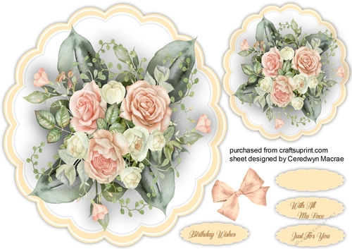 Gorgeous Pink French Tea Roses