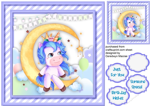 Unicorn on the Moon
