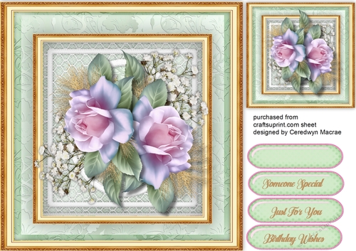 Gorgeous Frosted Florals 
