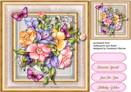Gorgeous Summer Florals and Butterflys