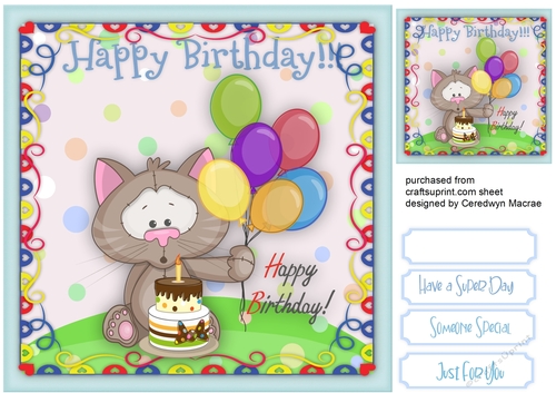  Kittys Happy Birthday Friends