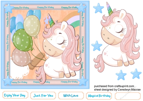 Happy Birthday Unicorn 1