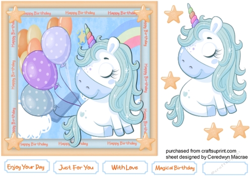 Happy Birthday Unicorn 2
