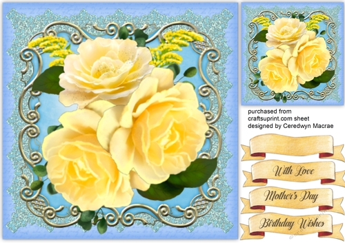 Beautiful Buttercup Yellow Roses 