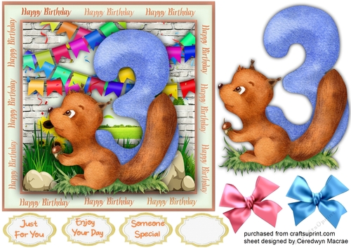 Cute Birthday Beaver 3