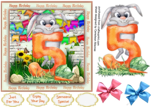 Cute Birthday Rabbit 5