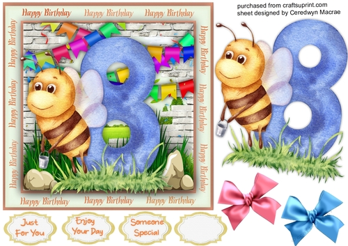 Cute Birthday Bee 8