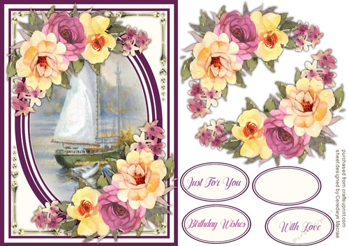 A5 Beautiful Sailing Boat 