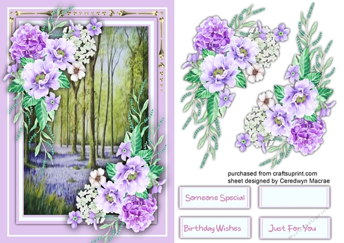 A5 Beautiful Lavender Delight