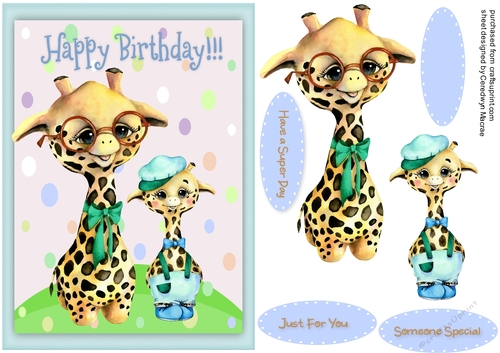 A5, Giraffes at Play