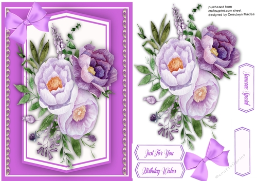 Water coloured  Lilac  Dreams