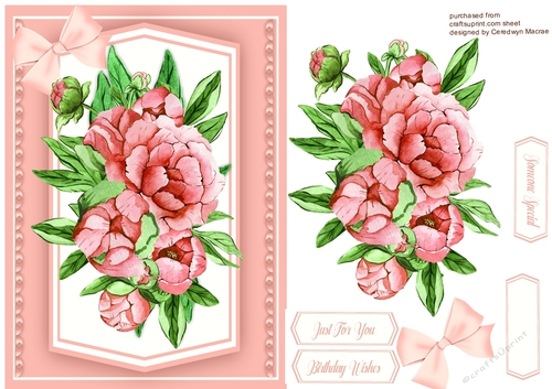 Water coloured  Peony  Dreams