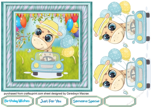 Cute Giraffes  New Car