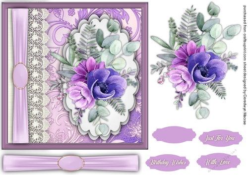 Beautiful Lilac Anemones