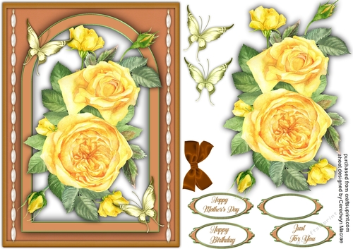 Tellow Roses and Pearls