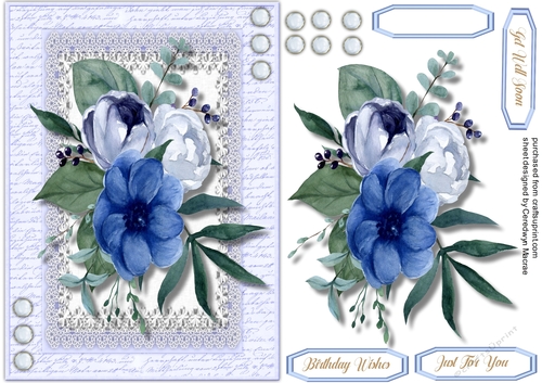 Beautiful Midnight Blue Roses
