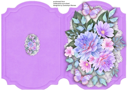 Quick Print and Fold Summer Lilacs