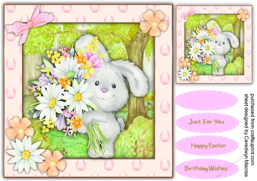 Bunnys Flower Bouquet 