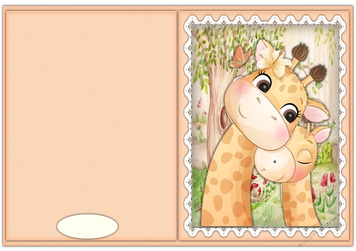 Print and Fold , Gorgeous Giraffes
