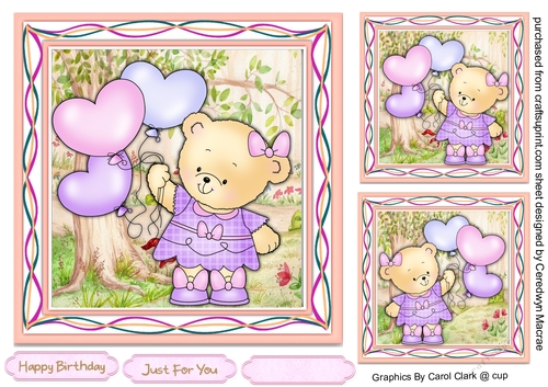 Gorgeous Bear and Balloons 6