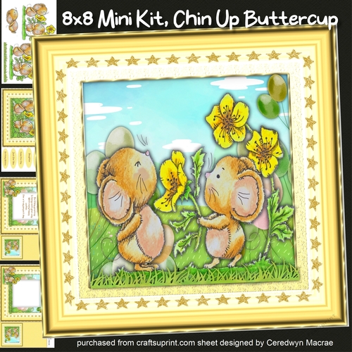 8x8 Mini Kit , Chin Up Buttercup 