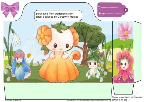 Gorgeous Fairy Flower Gift Bag  3