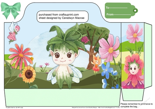 Gorgeous Fairy Flower Gift Bag  4