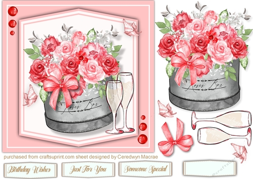 Box of Red Roses
