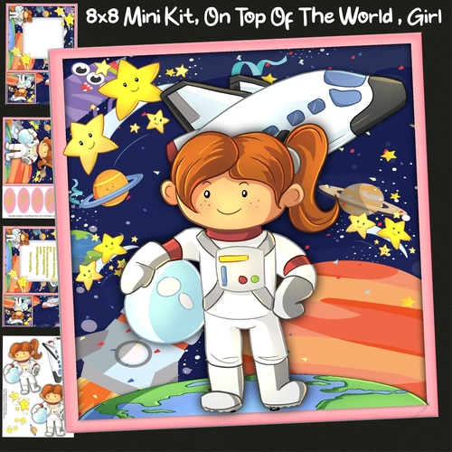 8x8 Mini Kit, On Top Of The World , Girl 