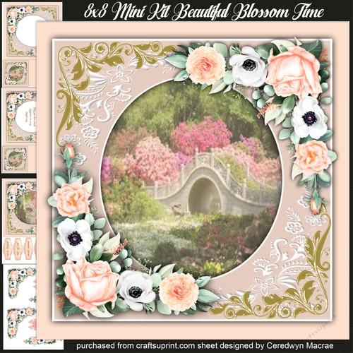 8x8 Mini Kit, Beautiful Blossom Time 