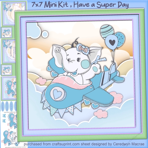 7x7 App Mini Kit , Have a Super Day ,Boy