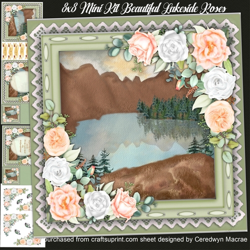8x8 Mini Kit , Beautiful Lakeside Roses 