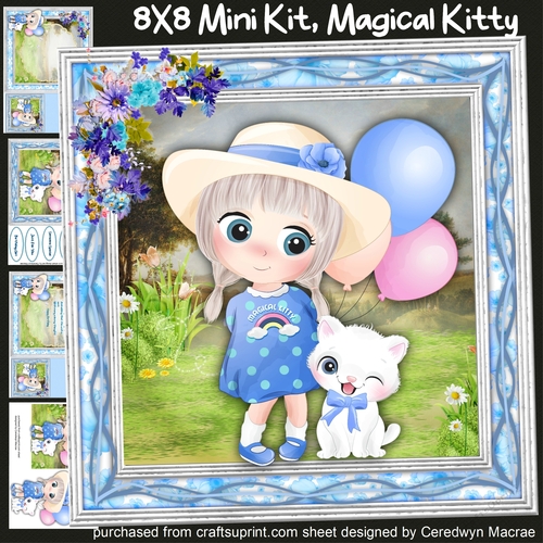 8x8 Mini Kit, Magical Kitty