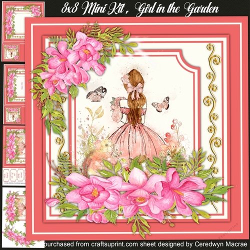 8x8 Mink Kit Girl in the Garden