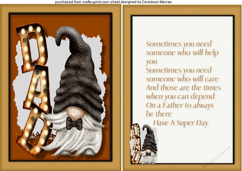  Gnome Dad