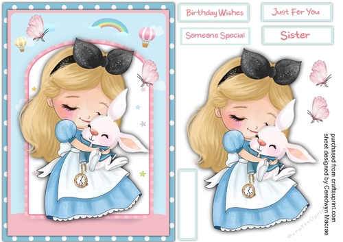 Alice and the White Rabbit