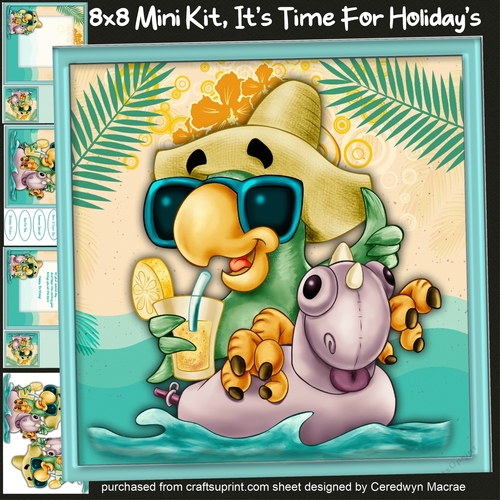 8x8 Mini Kit, Its Time For Holidays 